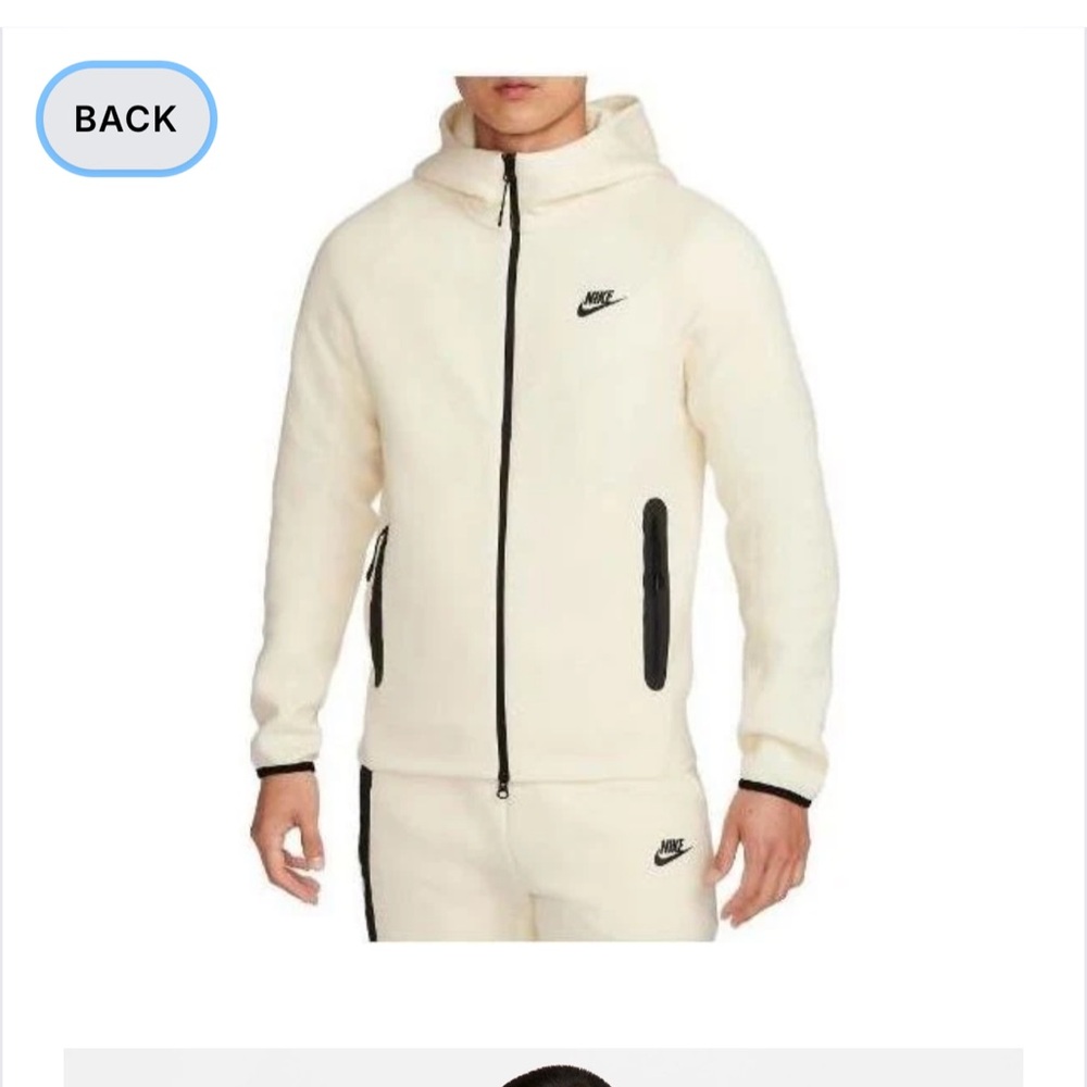 Nike tech fleece Windrunner in the coconut colorway men’s medium
